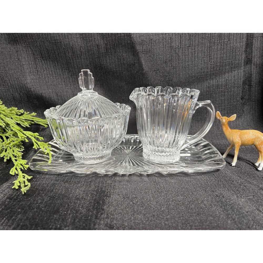 MIKASA Royal Suite Sugar Creamer Set with Tray * Y2K